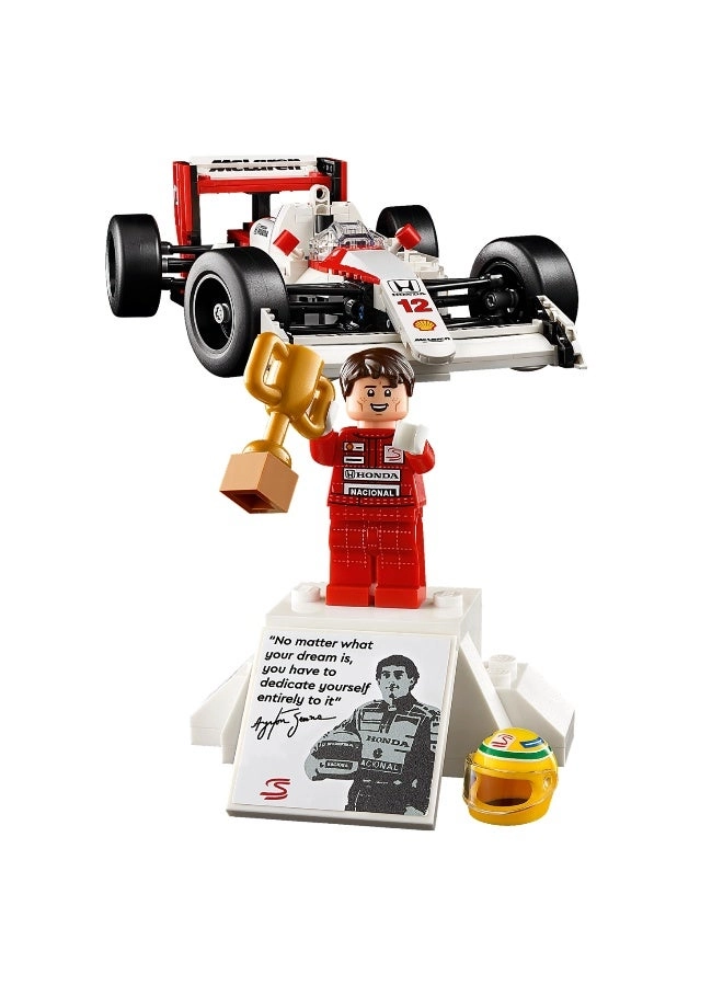 Icons McLaren Model Car MP4/4 & Ayrton Senna (10330)