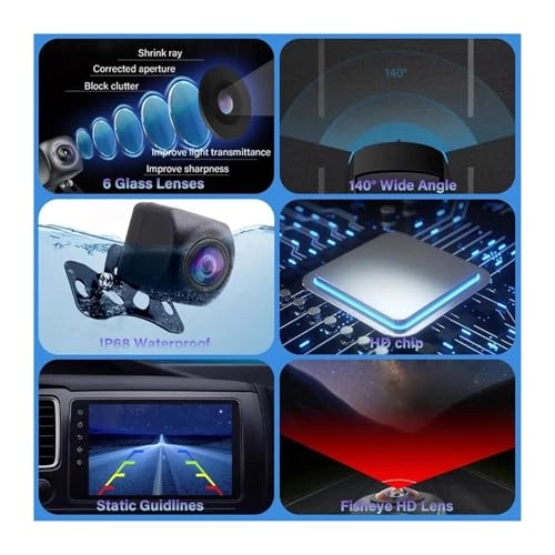 Reverse Back Up Parking Camera - Night Vision