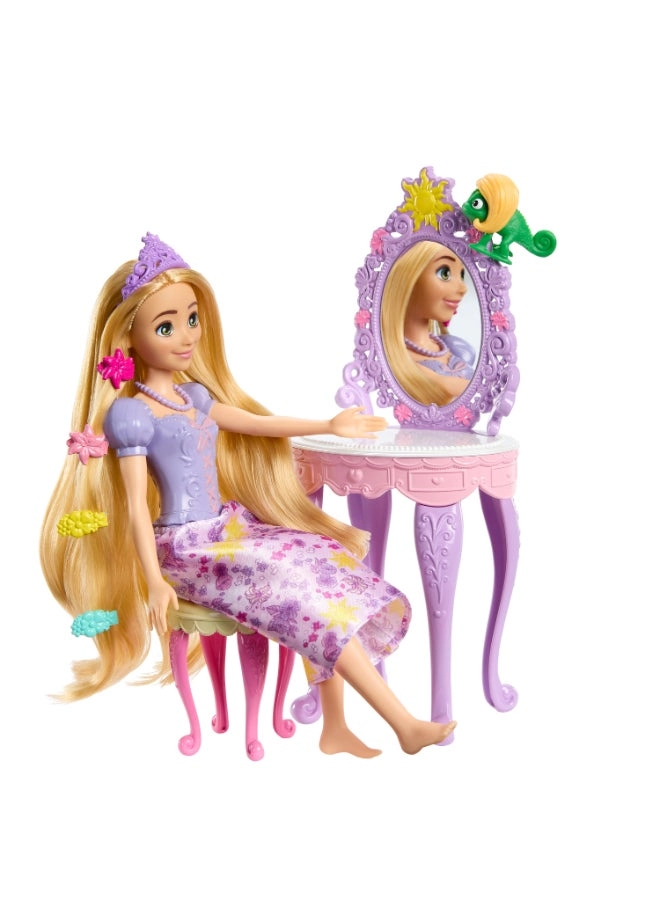 Rapunzel Fashion Doll - Vanity Set Pascal & Accessories