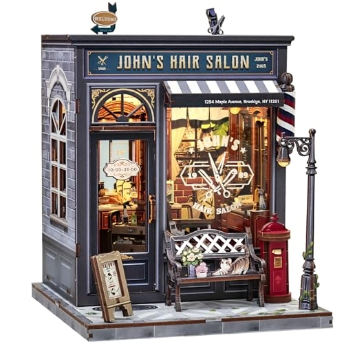 CuteBee Book Nook Kit - Johns Hair Salon