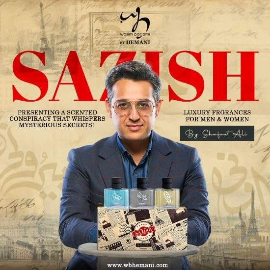 Hemani WB Sazish by Shafaat Ali - 3-in-1 Set