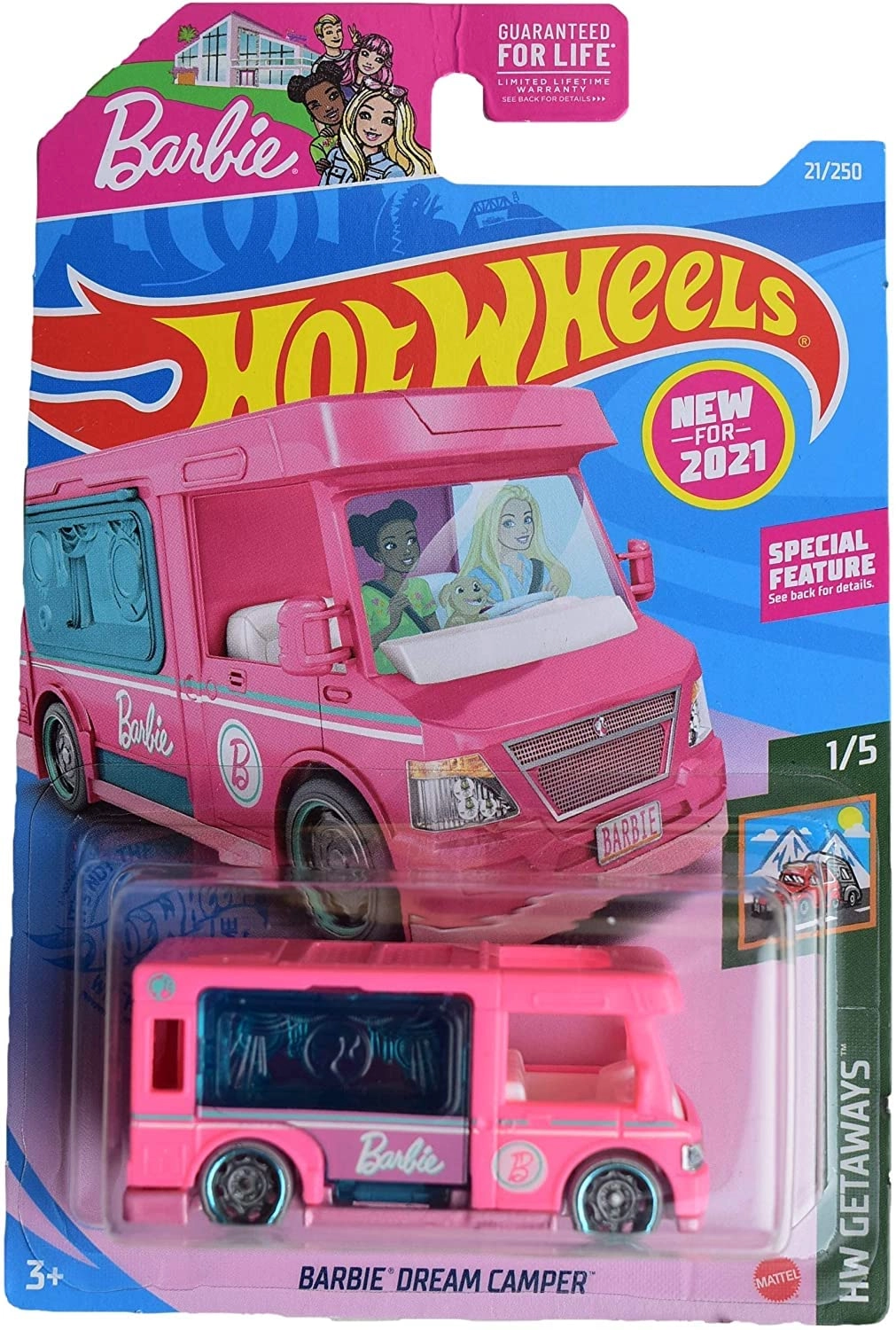 Hot Wheels Barbie Dream Camper - 1:64 Scale