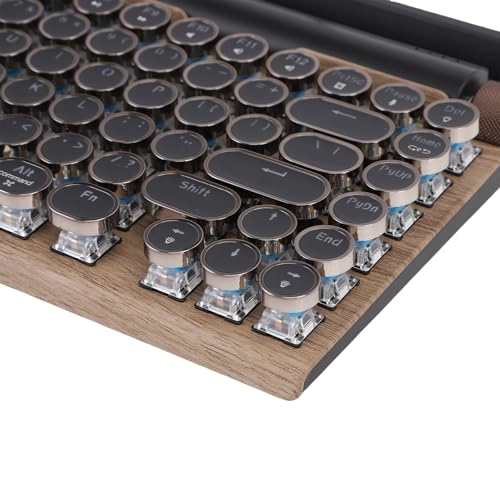 Retro Typewriter Mechanical Gaming Keyboard - Wired/Wireless
