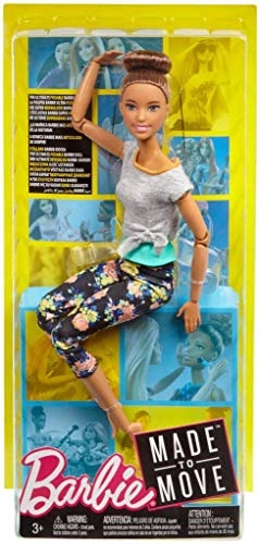 Barbie Made to Move Doll - Multi-Colour 22 joints Ages 3+