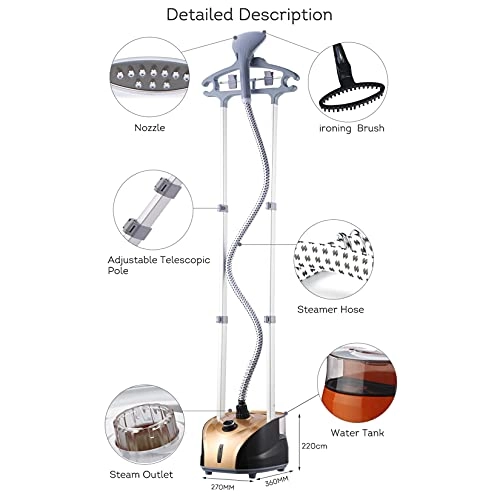 Vertical Garment Steamer - 1950W 2.0L