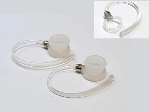 Earhooks - for Motorola Boom3, Boom 2+, Boom 2, Boom, HX600, Elite Flip HZ720, H17, H17txt, H19, H19txt, HX550, H525, H520 Headsets 2 pcs Standard Size