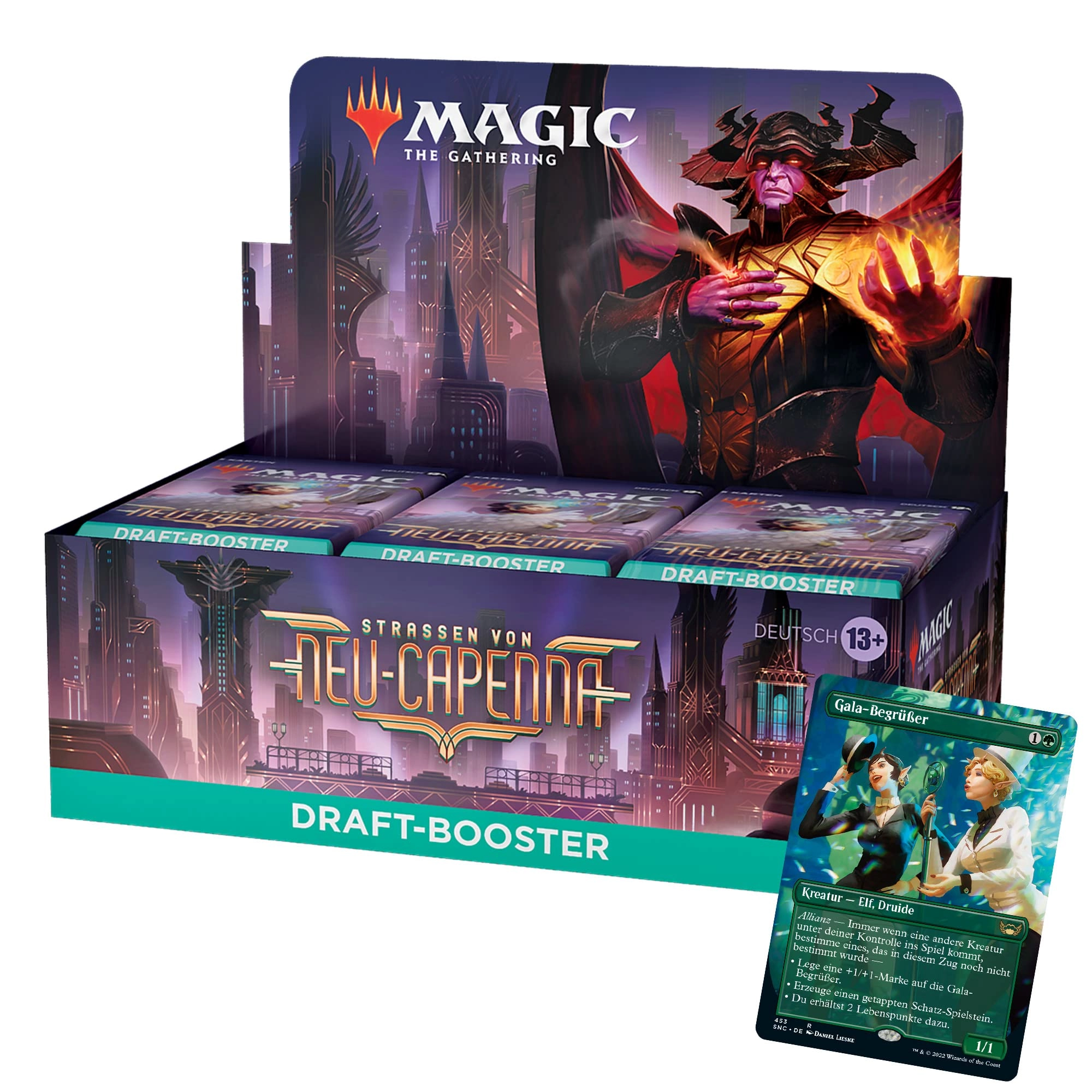 Wizards of the Coast Streets of New Capenna Draft Booster Display - 36 Boosters