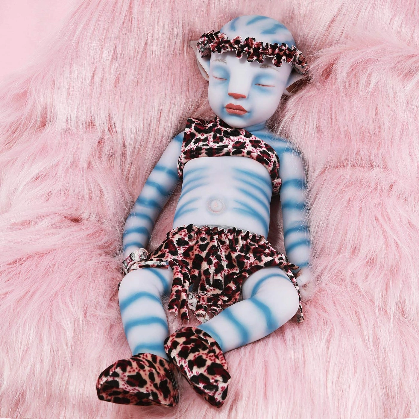 Na'vi Avatar Reborn Baby Doll - 20 Inch Full body Silicone