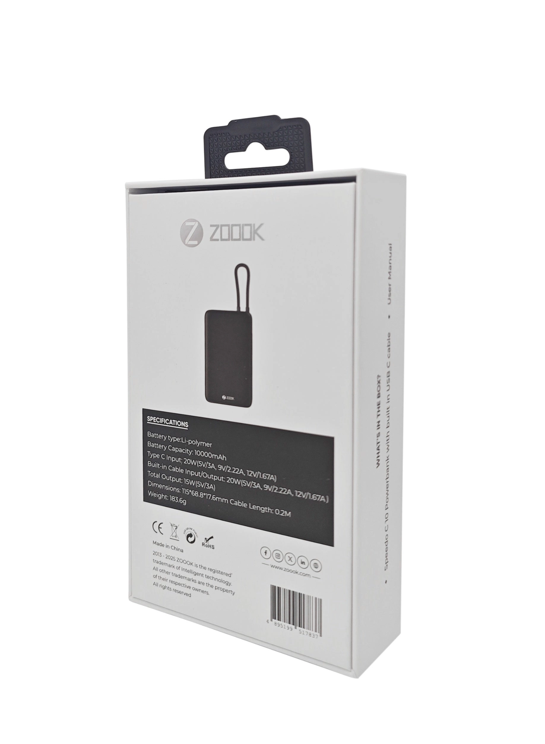 Power Bank - 10000mAh 22.5W