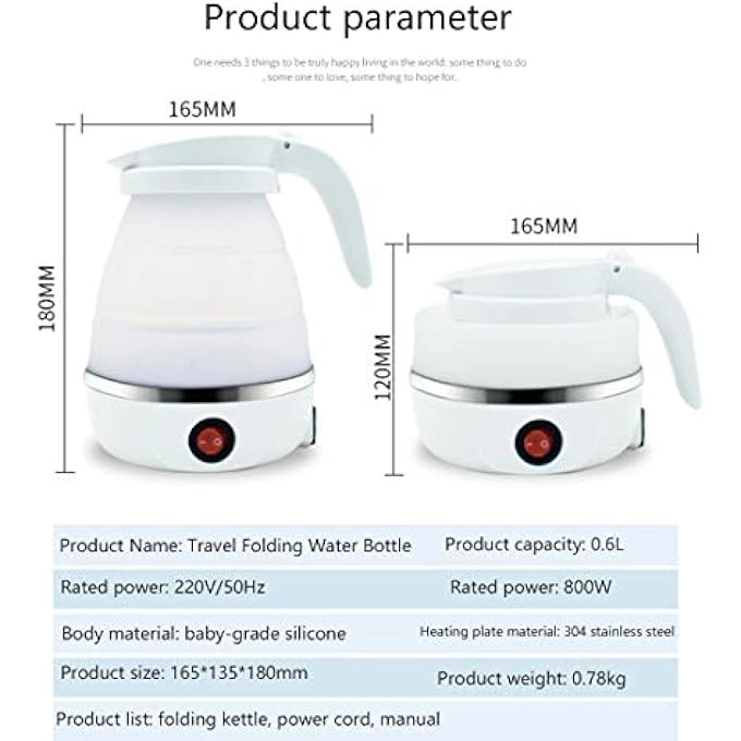 Foldable Collapsible Electric Kettle