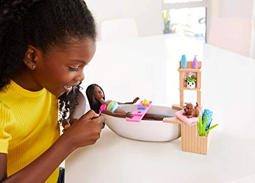 Barbie Fizzy Bath Doll - Blonde + Playset