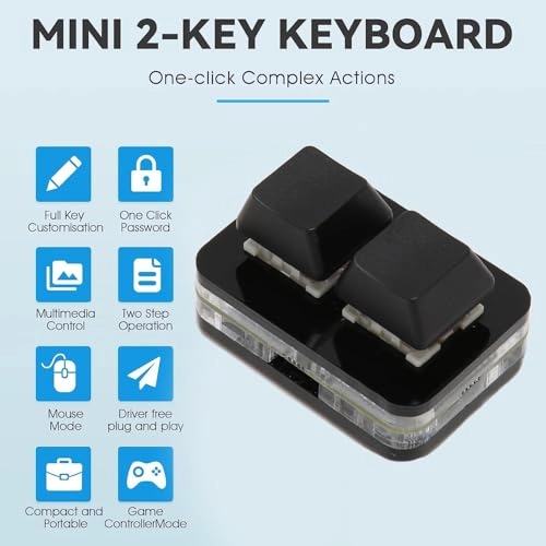 2 Key Mini Keypad - Wired