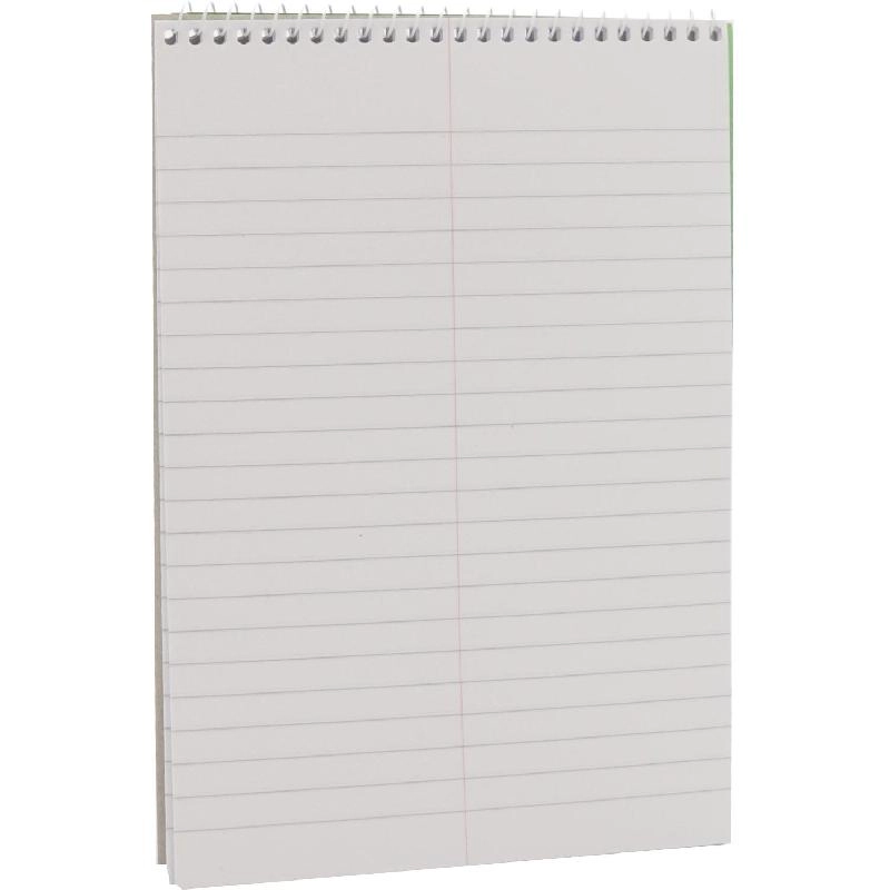 Steno Notebook 6 X 9 Spiral - Lined 80 Pages