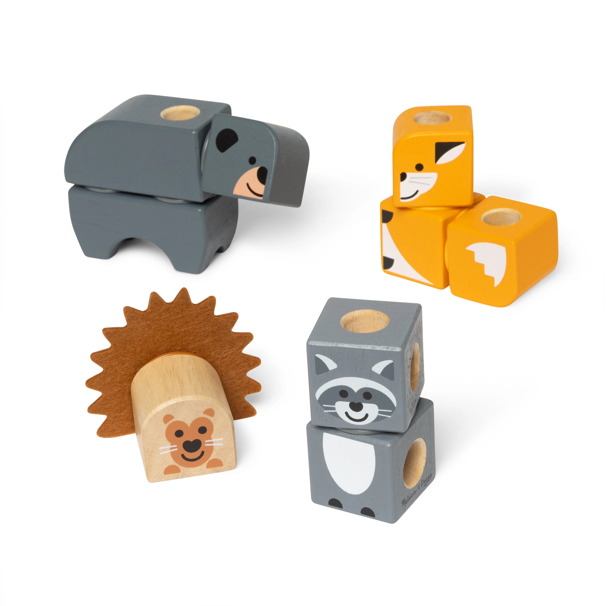 Blockables Woodland Friends Playset - 16 pcs