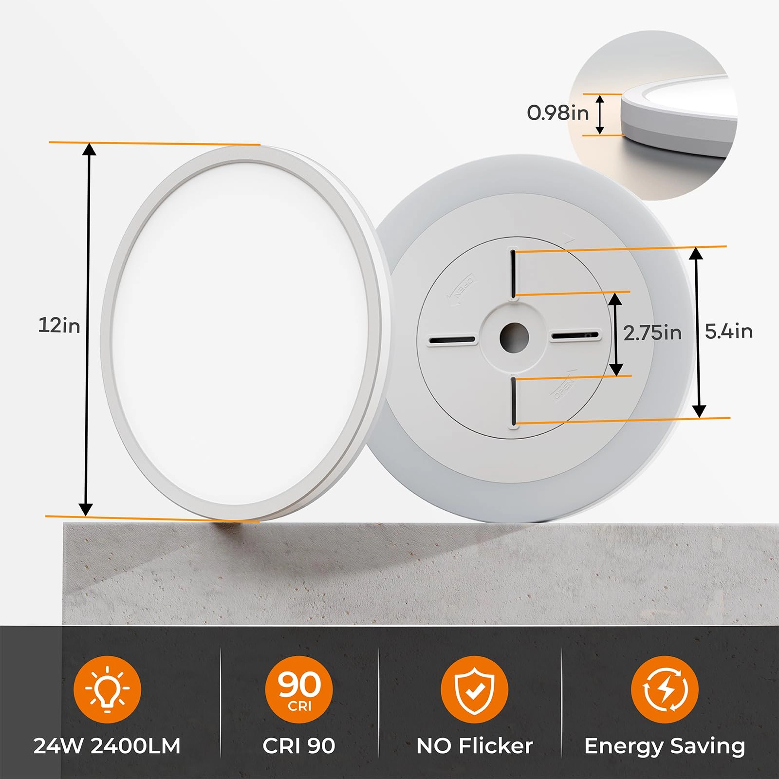 LS-CL-G2 - 3000K 4000K 5000K Dimmable