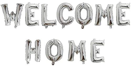 Party Time Trading LLC WELCOME HOME Foil Balloon - 11pcs Homecoming