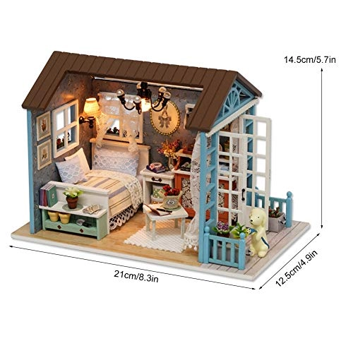 DIY Miniature House Kit - Wooden Assembling