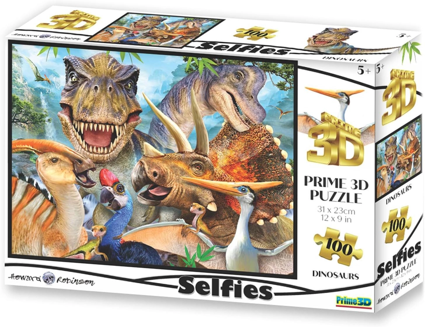 Prime 3D Dinosaur Selfie 3D Puzzle (FGI-10602) - 100 pcs