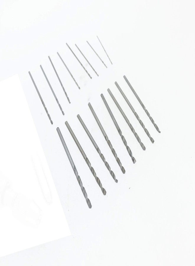 Mini Drill Bits - Silver 16Pc 0.50MM to 2.00MM