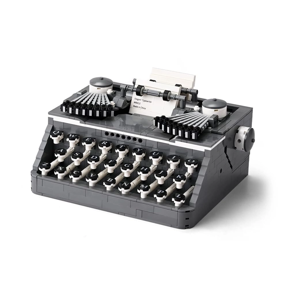 Azonee Retro Typewriter - Vintage Mini Bricks