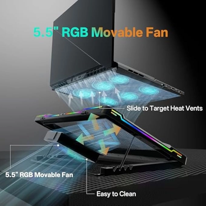 LAPTOP COOLING PAD - 5 15.6-17.3 INCH