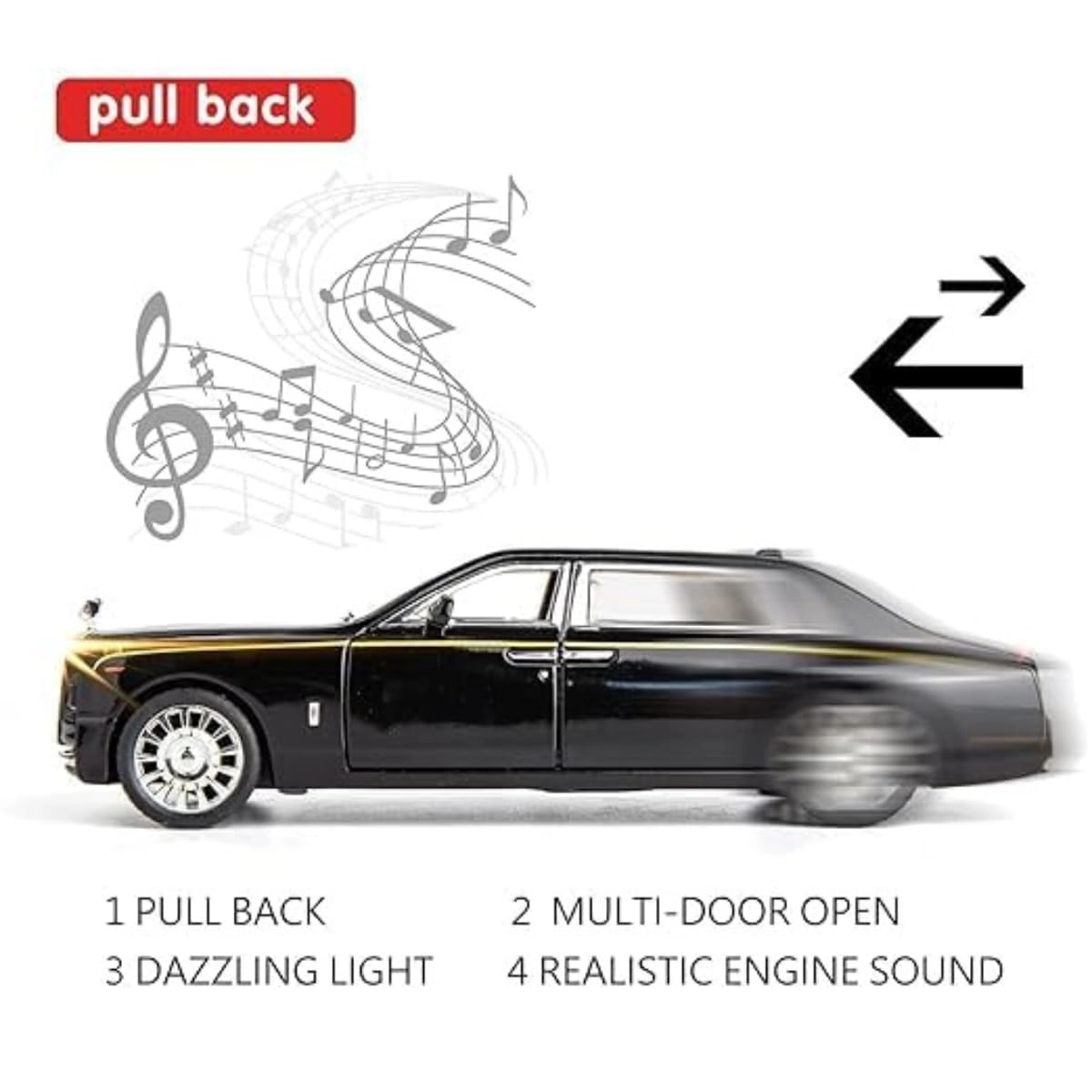 Rolls Royce Phantom - 1:32 1 pcs