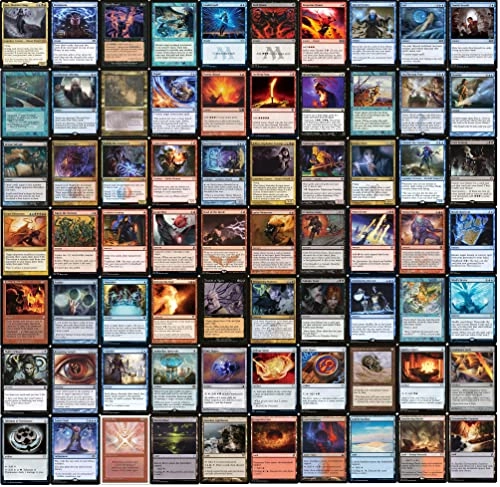 Blue Red Storm Commander - Custom Built Elite 100 Card