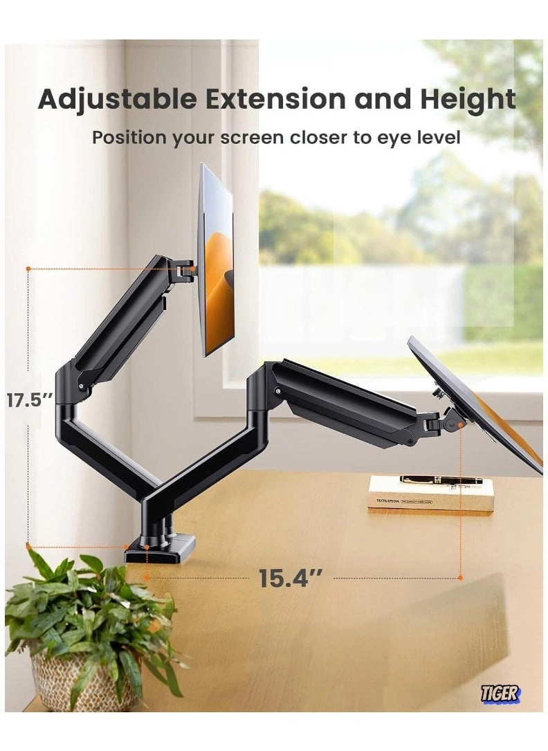 Dual Monitor Desk Mount Stand - 2