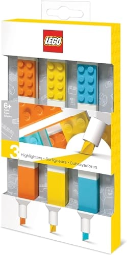 Highlighter Markers - Yellow, Orange, Blue Chisel