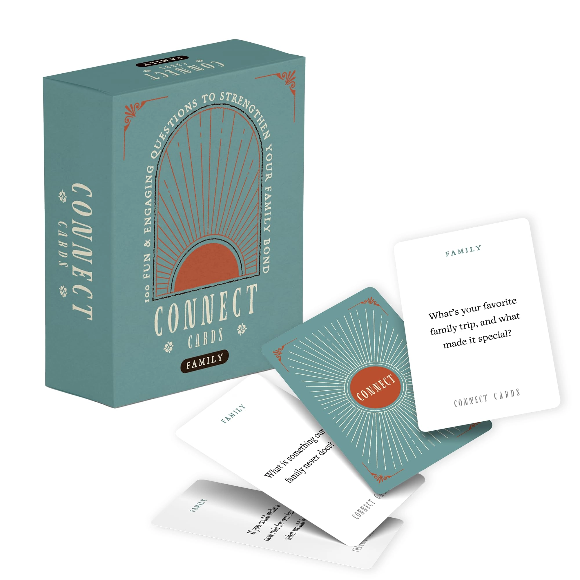 Beating 50 Percent Connect Cards: Family Edition - 100 Conversation Cards