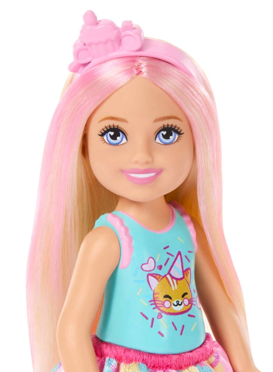 Chelsea small doll - 6-Inch Pink-Streaked Blonde Birthday-Themed Ages 3+