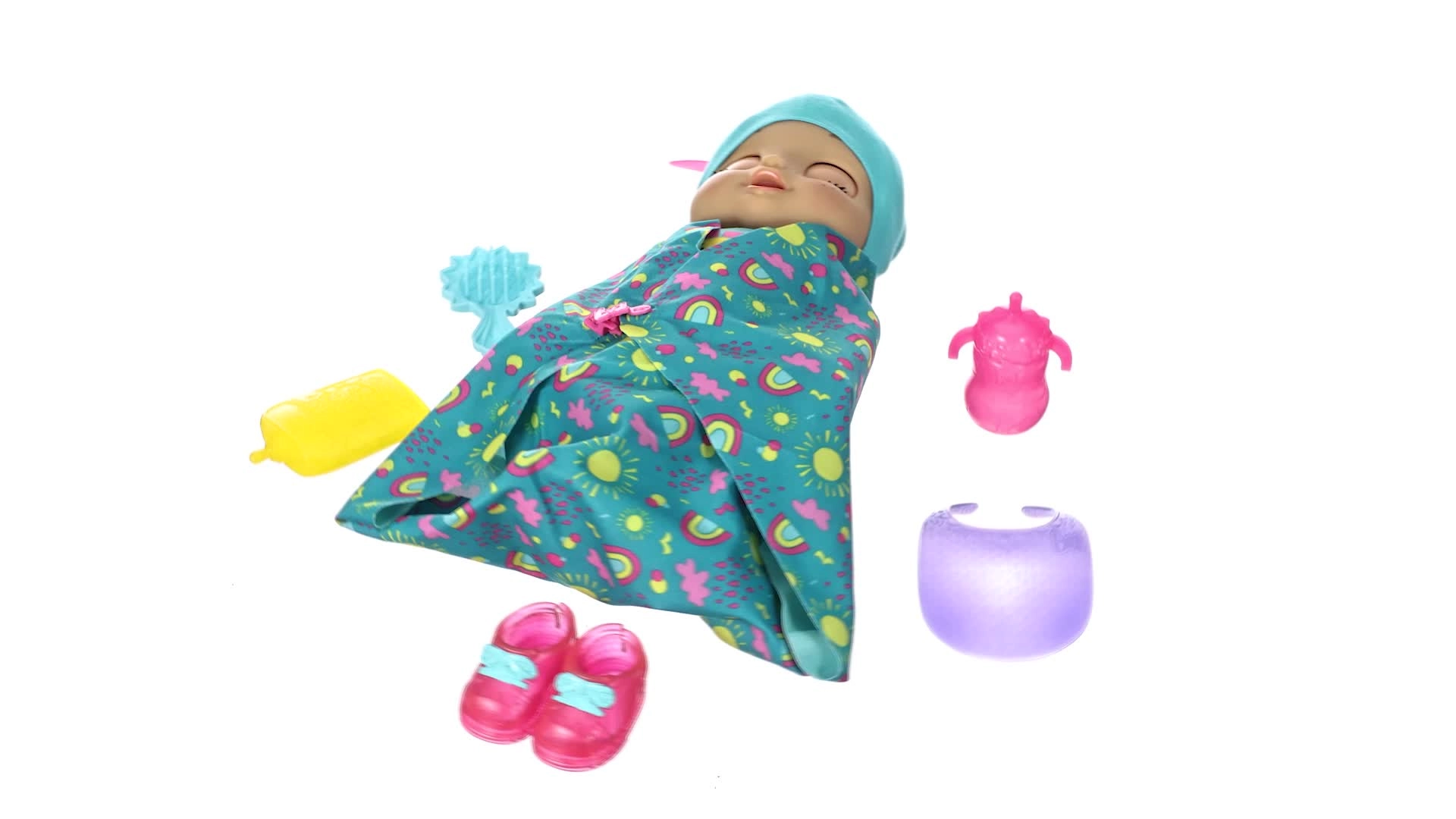 Grow & Talk Doll - Grows 10cm 8 Accessories Ages 3+