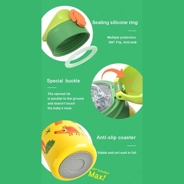 Vacuum Insulated Bottle T Rex - 450 ml