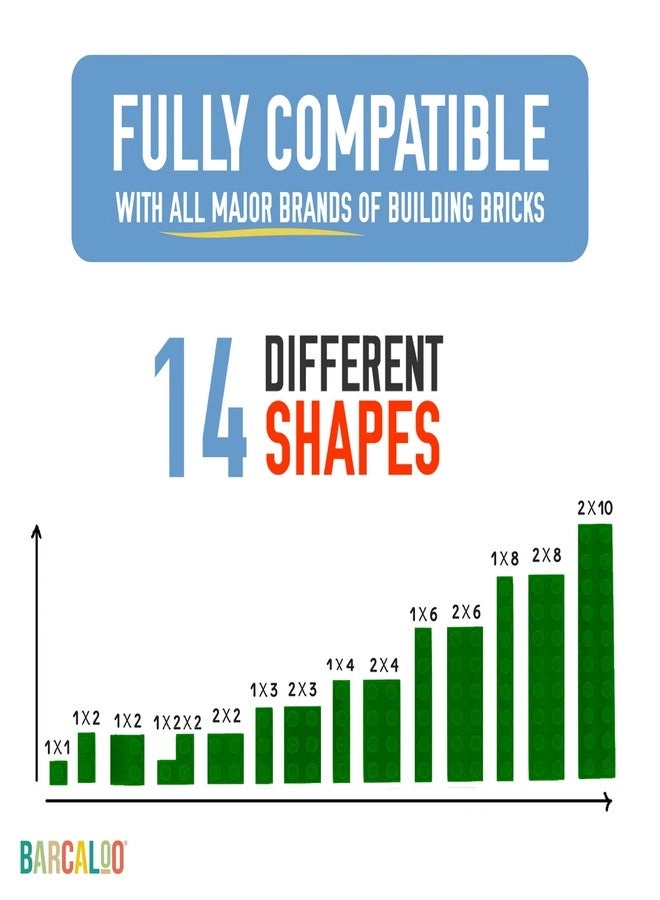 Building Bricks Play Set - 1000 pcs