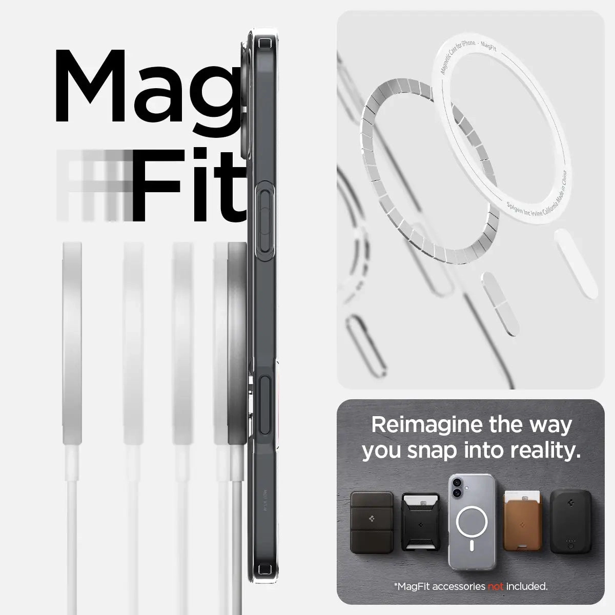 Liquid Crystal MagFit Clear Case with MagSafe for iPhone 16 Pro Max