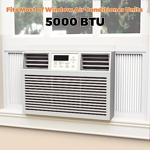 Window AC Side Panels - with Frame Insulation Fits for 5,000 Btu