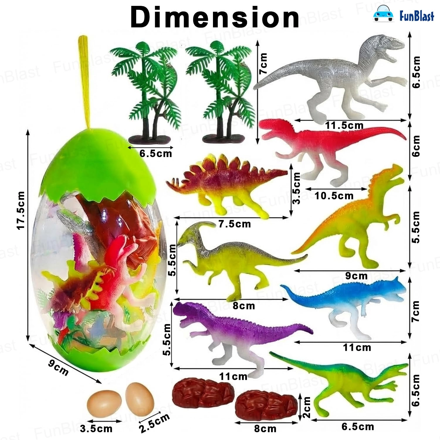 Dinosaurs Animals Figures - 36 14