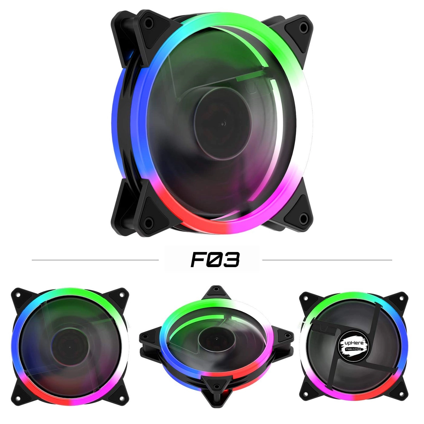 Addressable RGB Fan - 3-Pack 120mm