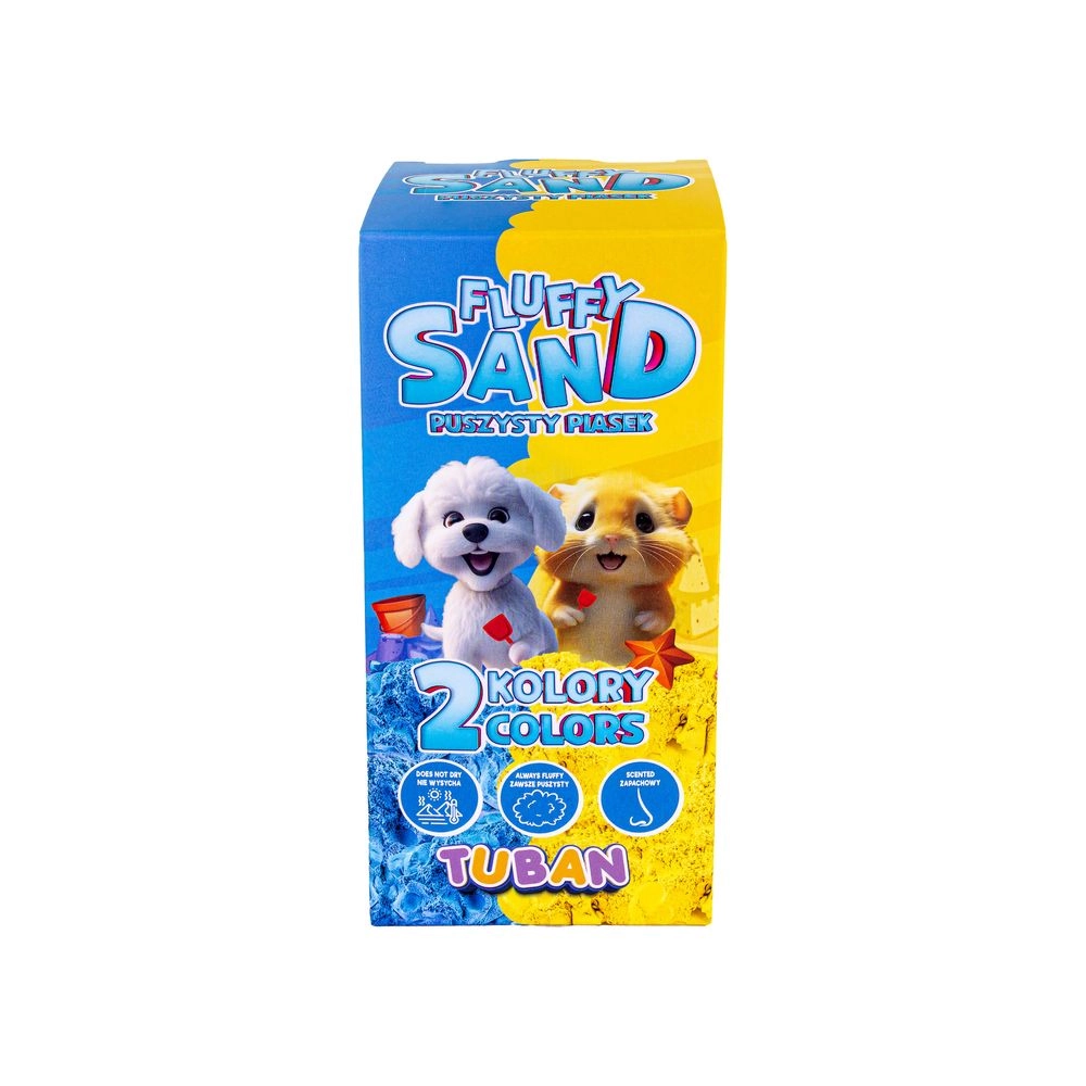 Tuban Fluffy Sand - 70g Blue & Yellow