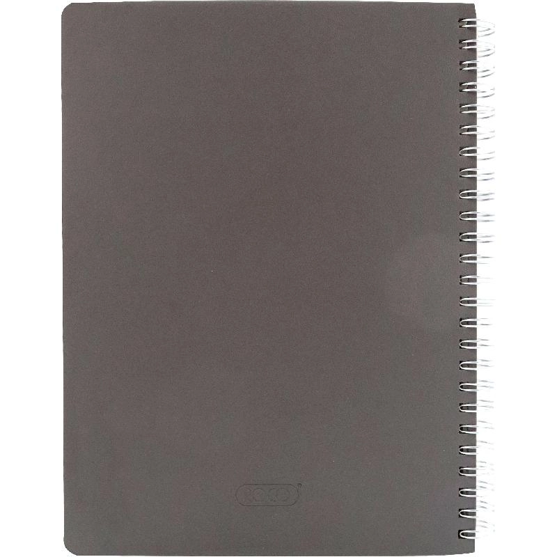 Notebook 19 X 26 cm Spiral - Grid 100 Sheets
