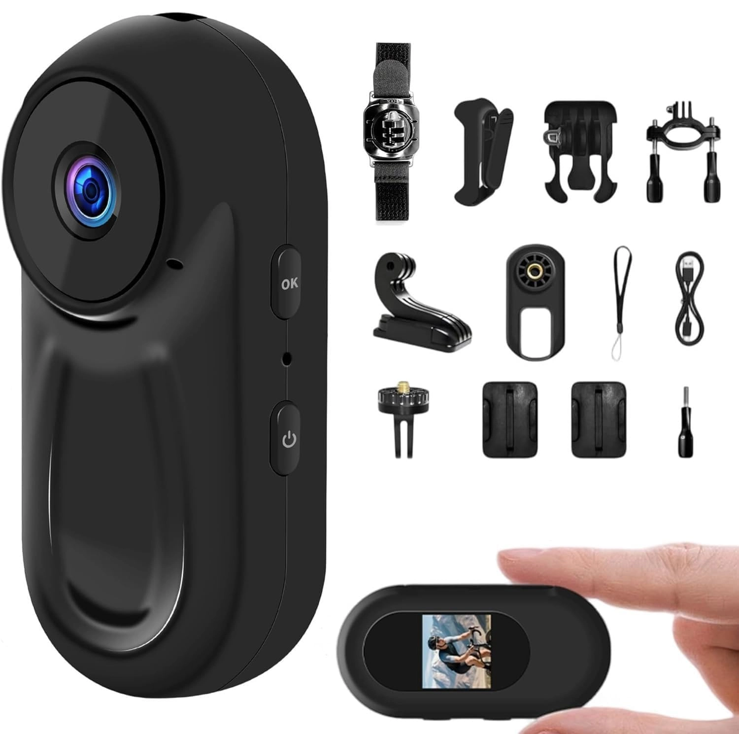 Zeerkeer Magnetic Mini Body Camera - 1080P