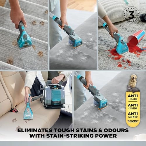 StainStriker HairPro Pet + Tough Stain Tool + Crevice Tool + Pet Hair Extractor Tool + Pet Stain Trapping Tool + CarpetXpert Deep Clean Pet Formula + StainStriker OXY Multiplier Formula