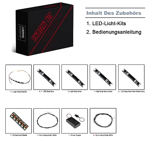 LED Light Set for LEGO 42160 Audi RS Q e-tron - Copper 5V