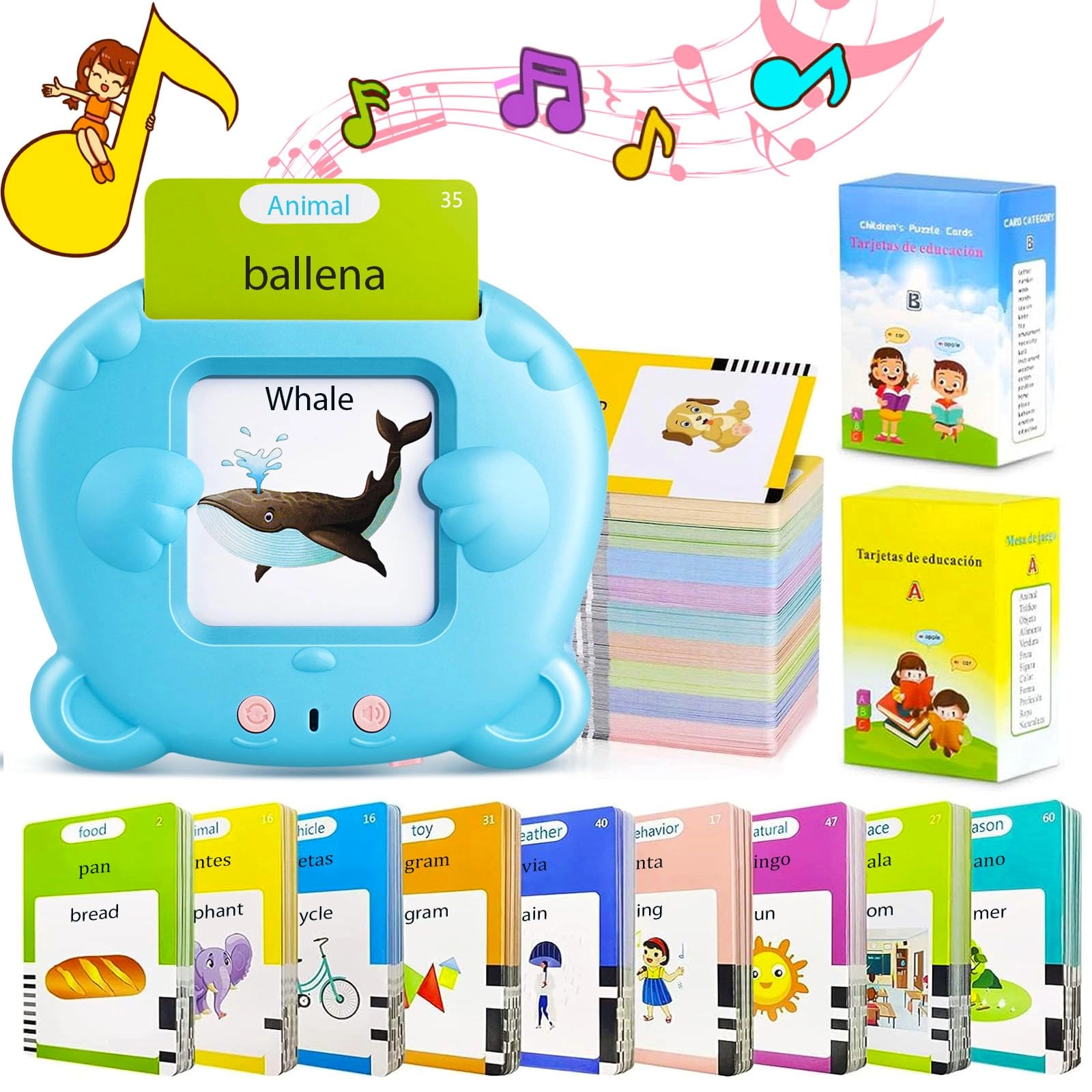 Talking Flash Card - 3+ 1 pieces