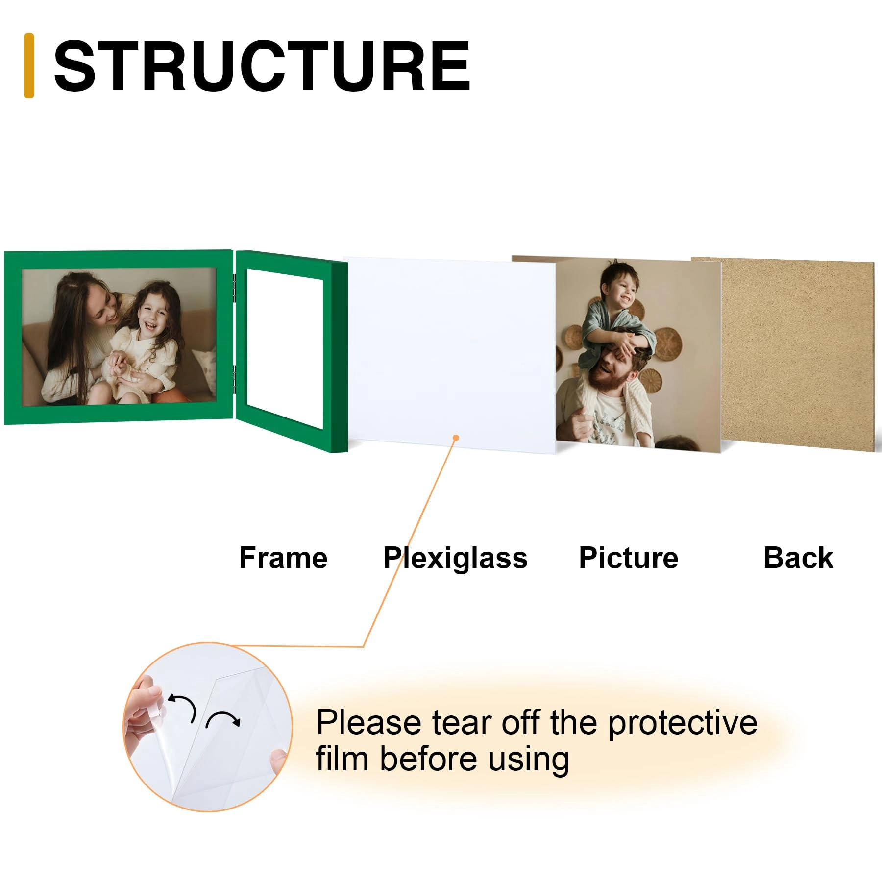 Double Picture Frame - 5x7 2