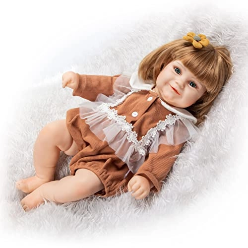 Reborn Baby Doll - 22 Inch Silicone Baby Girl Ages 3+