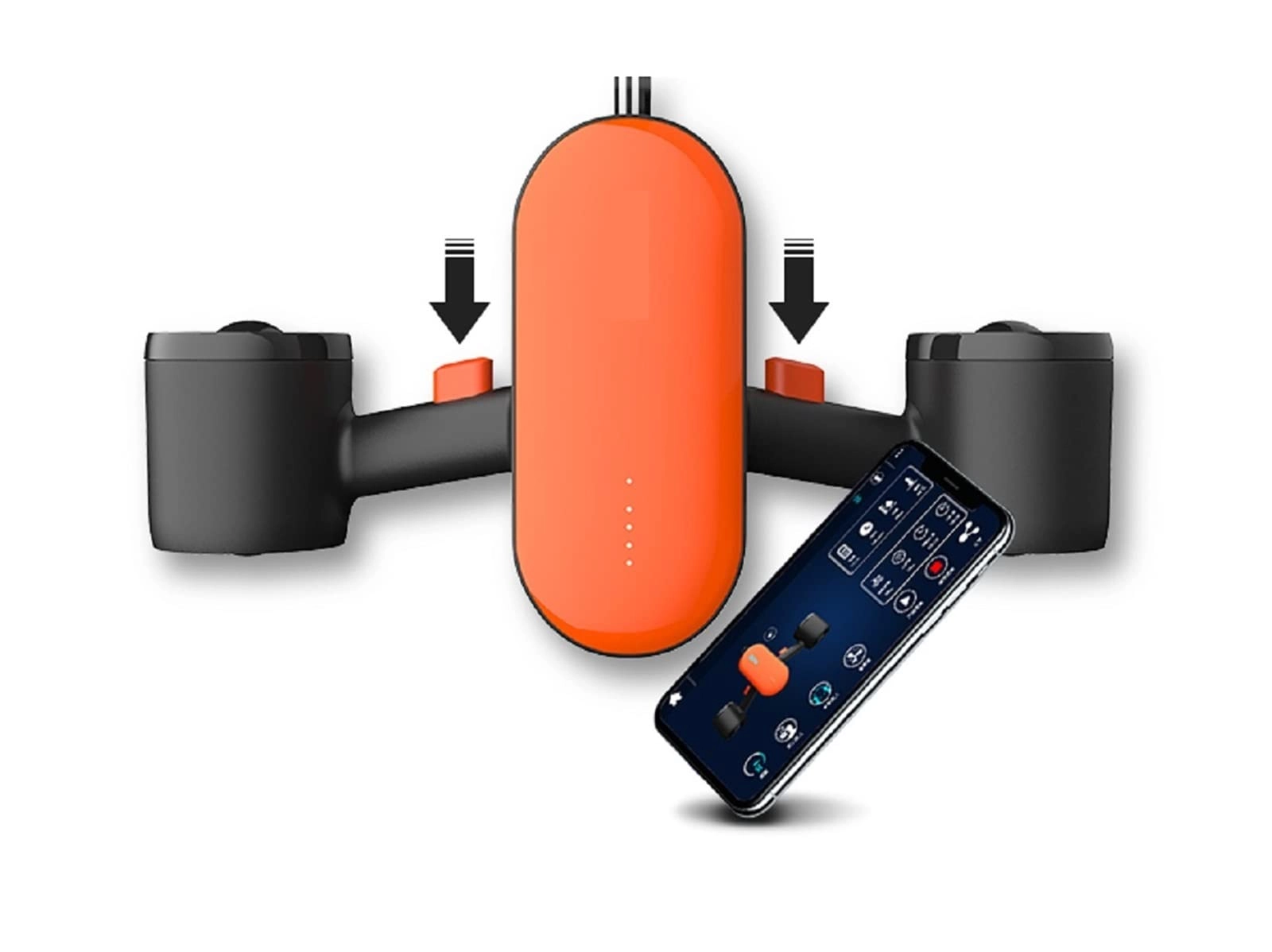 JDIUQOP S2 - Outdoor handheld high-horsepower diving equipment diving propeller underwater unmanned aerial vehicle underwater booster