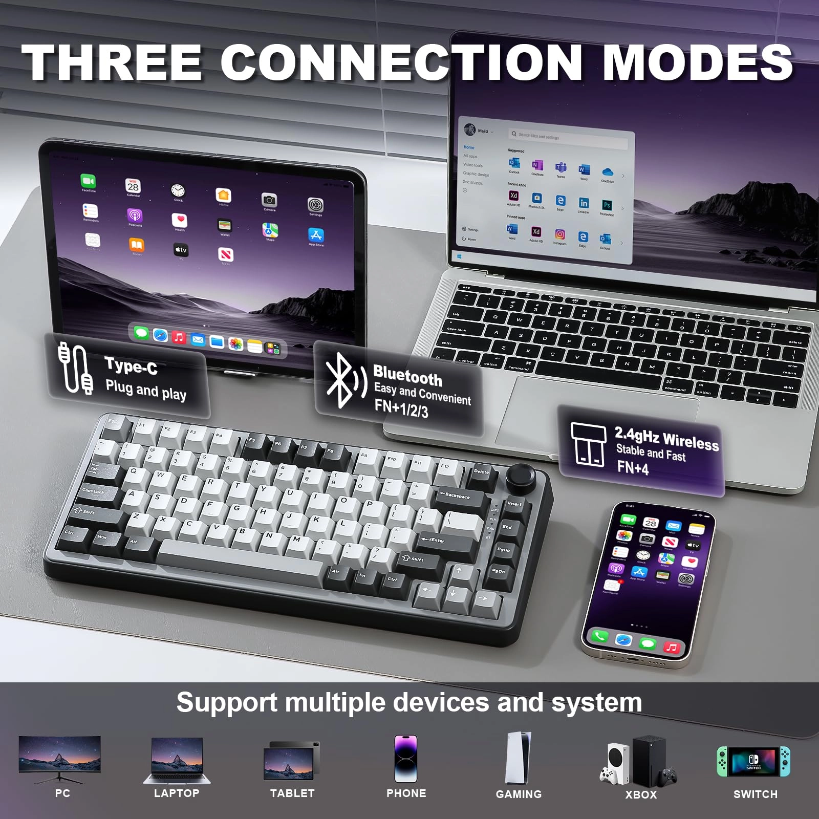 B75 PRO - 75% Wired/Wireless