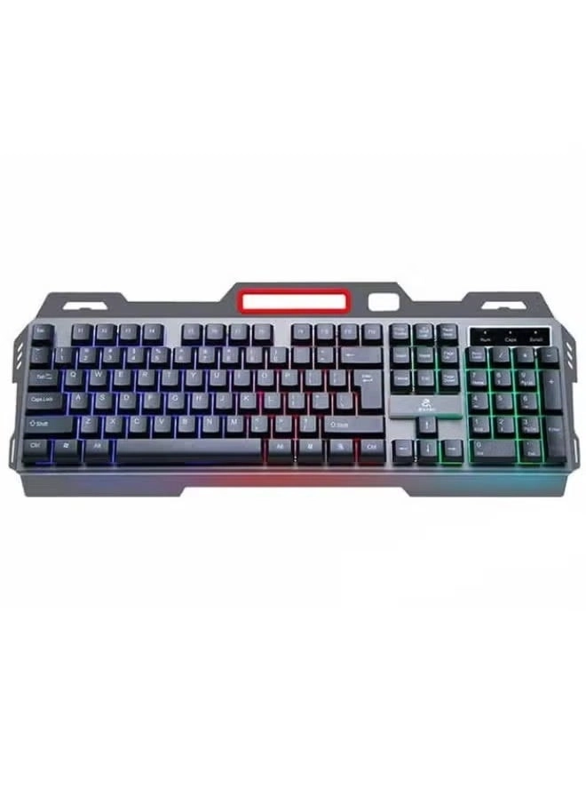 Full Size Backlit Wired Gaming Keyboard - Wired + Gaming Mouse
