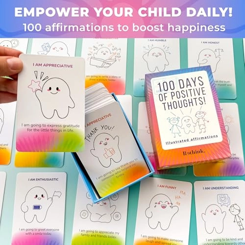 Affirmation Cards - 36 months - 10 years 100 pieces